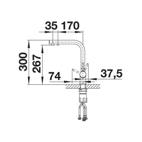 Mitigeur Fontas Ii, 2 En 1, Commande D'eau Filtrée, 523128