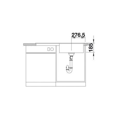 Evier à Encastrer 100cm Silgranit Jasmin - 524171