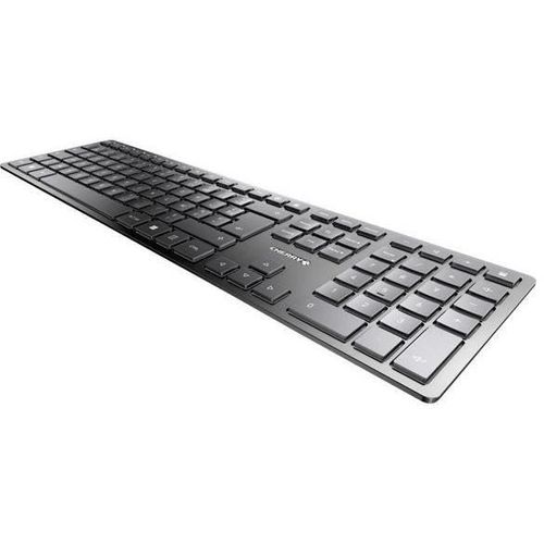 Clavier Sans Fil 2,4 Ghz, Bluetooth -  Kw 9100 Slim - Rechargeable - Noir