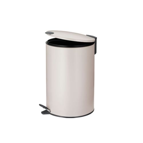 Poubelle à Pédale 12l Beige - 10644