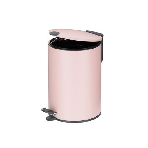 Poubelle à Pédale 3l Rose Nuage - 23617