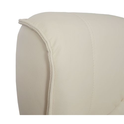 Mca Fauteuil Relax Hamilton Cuir Charge 130kg Marron Nature