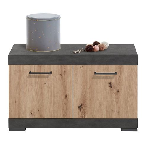 Range-chaussures "cazeg" 80cm Chêne