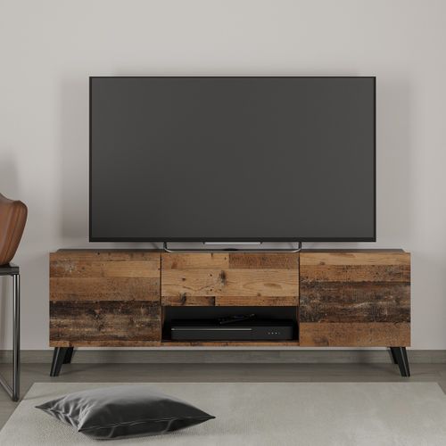 Meuble TV 2 Portes 1 Tiroir - L140 Cm