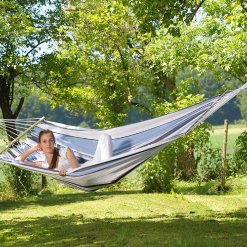 Hamac à Baguettes En Tissu Elltex Samba Marine