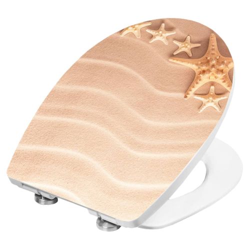 Siège De Toilette Avec Fermeture En Douceur 3d Sand