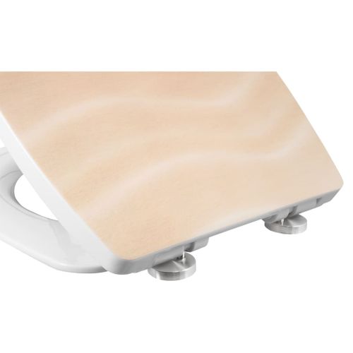Siège De Toilette Avec Fermeture En Douceur 3d Sand