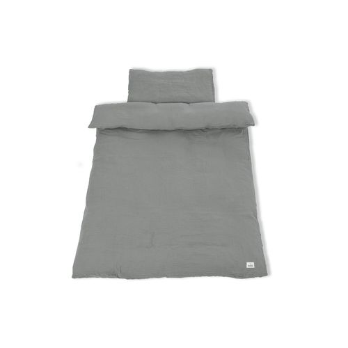 Linge De Lit En Mousseline Pour Lits Bébé, Gris, à 2 Éléments