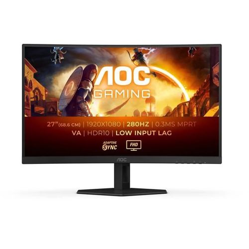 Ecran PC Gamer Incurvé - Fhd - 27 - Dalle Va - 280hz - 1ms - C27g4zxe
