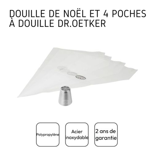 4 Poches Douille Embout Étoile Baker Edition