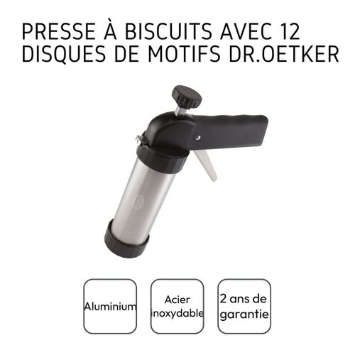 Presse-biscuit Et 12 Disques De Motifs Dr.oetker Baker Edition