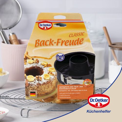 Moule à Manqué à Charnière Avec Fond à Savarin 20 Cm Dr Oetker Back Freude
