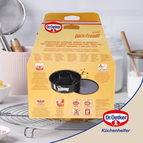 Moule à Manqué à Charnière Avec Fond à Savarin 20 Cm Dr Oetker Back Freude