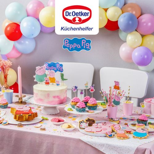 12 Décorations De Gâteau D’anniversaire Dr. Oetker Peppa Pig