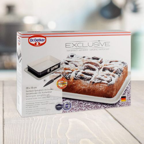 Moule à Charnière Rectangulaire En Acier Émaillé Avec Spatule Exclusive