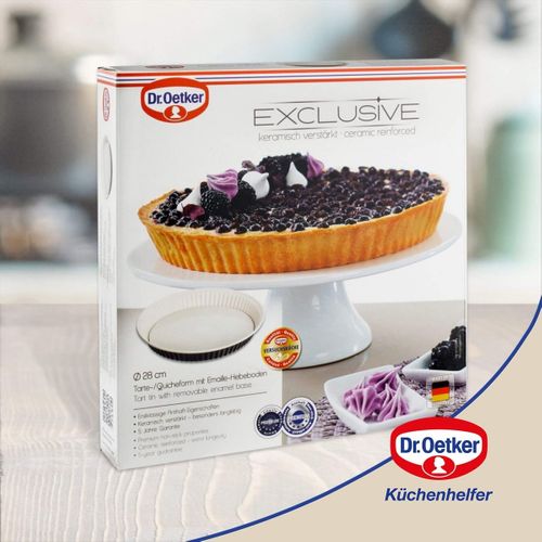 Moule à Tarte Quiche 28 Cm En Email Dr. Oetker Exclusive