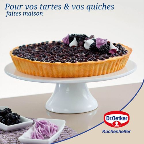 Moule à Tarte Quiche 28 Cm En Email Dr. Oetker Exclusive
