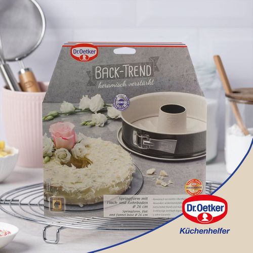 Moule à Manqué à Charnière Avec Fond à Savarin 26 Cm Dr Oetker Back-trend