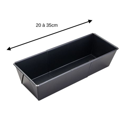 Moule à Cake Extensible 20 à 35 Cm Zenker Perfectback+