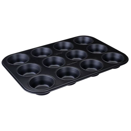 Moule à Muffins 12 Empreintes 38 X 26 Cm Perfect Black