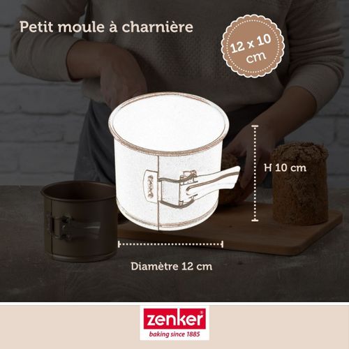 Petit Moule à Panettone 12 X 10 Cm Zenker Mojave Gold