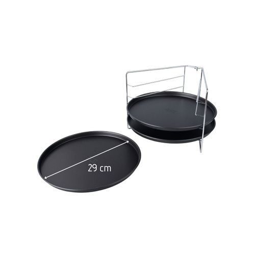 Set De 3 Plaques à Pizza Et Une Grille De Superposition 29 Cm Special Countries