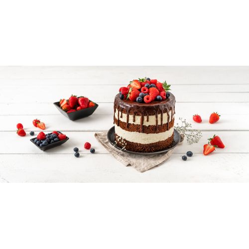 Moule à Panettone à Charnière 18 Cm Black Metallic