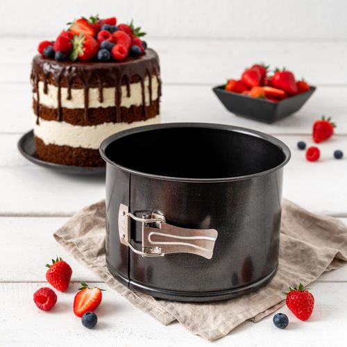 Moule à Panettone à Charnière 18 Cm Black Metallic