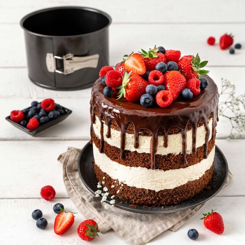 Moule à Panettone à Charnière 18 Cm Black Metallic