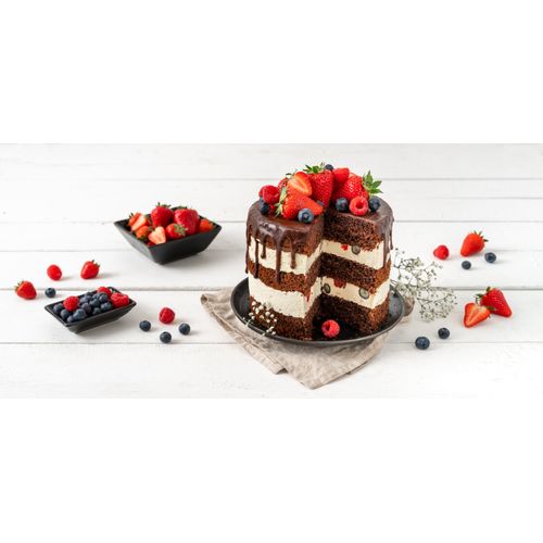 Moule à Panettone à Charnière 18 Cm Black Metallic