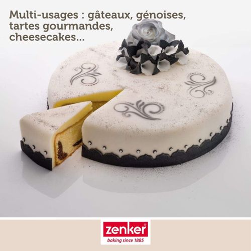 Moule à Manqué à Charnière Crème Noir 27 Cm