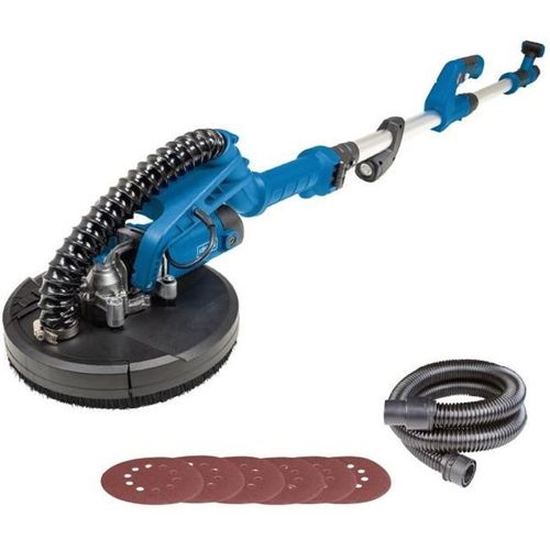Ponceuse Pour Murs Et Plafonds Télescopique Ds920x - 210 Mm - 710w (1 Tuyau 4m, 6 Disques Abrasifs)