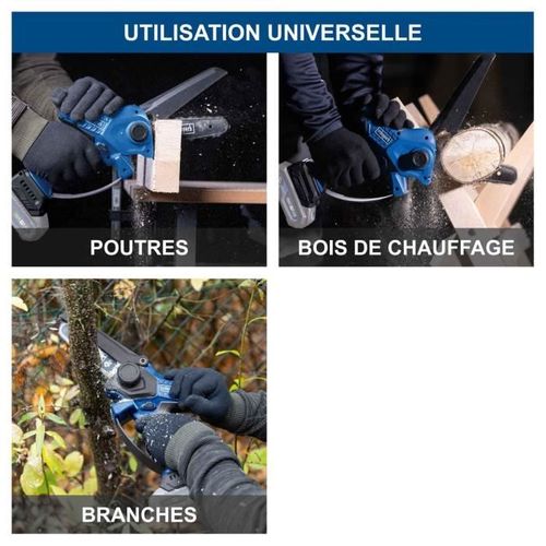 Tronçonneuse Sans Fil Bc-ps150-x - Longueur De Coupe De 15,8cm + Compacte Et Légère - 20v Ixes