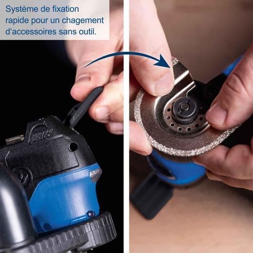 Outil Multifonctions Sans Fil C-mt40-x Pour Scier, Couper, Racler, Poncer Sans Batterie Ni Chargeur