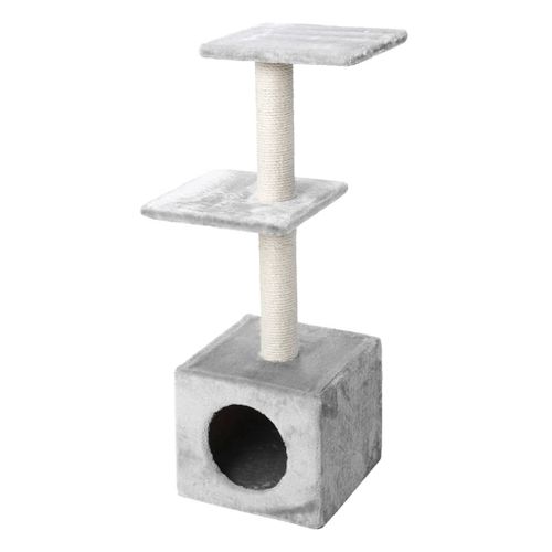 Arbre À Chat Classique Palazzo 30x30x90 Cm Gris