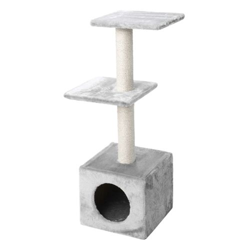 Arbre À Chat Classique Palazzo 30x30x90 Cm Gris
