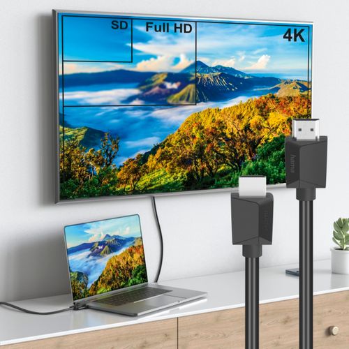 Câble HDMI haute vitesse 4K HAMA 18G - 4K 0,75CM - 205004