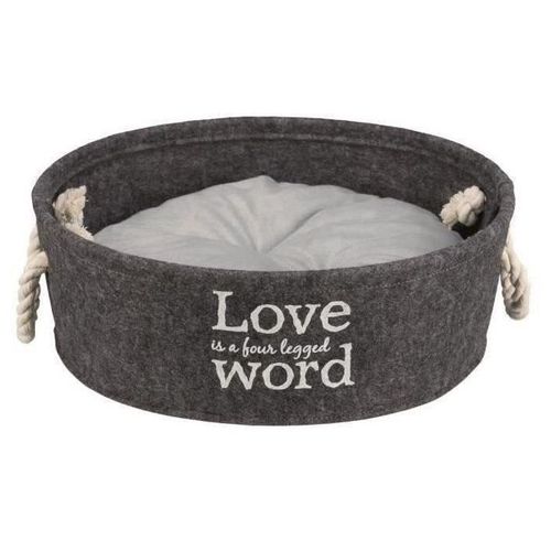Lit Lian - Ø37cm - Gris - Pour Chien