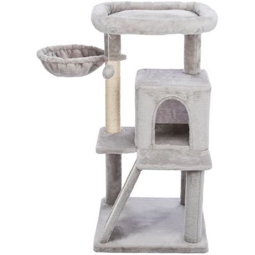 Arbre à Chat Trixie Pepito Junior - 98 Cm - Gris - Pour Chatons