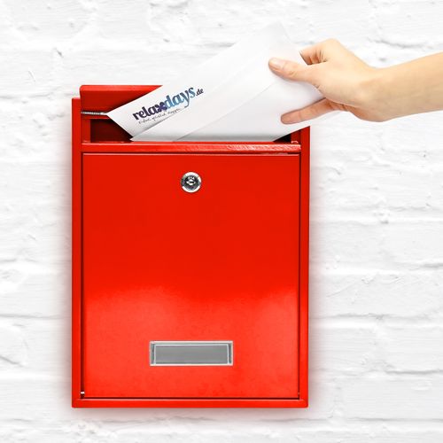 Boîte Aux Lettres Design En Métal