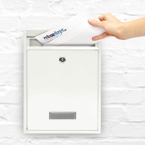 Boîte Aux Lettres Design En Métal