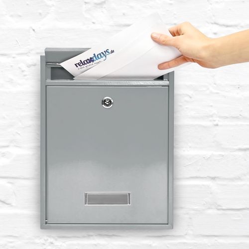 Boîte Aux Lettres Design En Métal