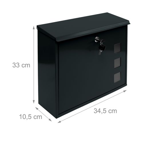 Boîte Aux Lettres Design En Métal