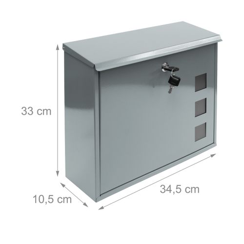 Boîte Aux Lettres Design En Métal