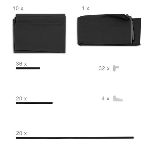 Meuble à Chaussures Valentin Tissu