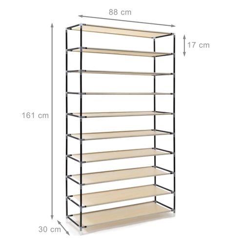 Meuble à Chaussures Valentin Tissu
