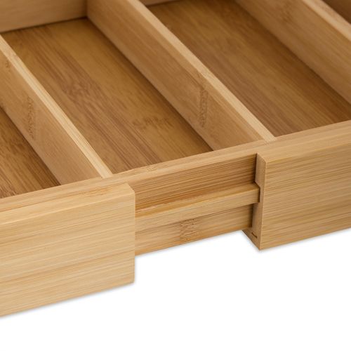 Range-couverts Organiseur Tiroir Bambou