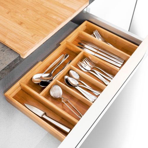 Range-couverts Ajustable Bambou