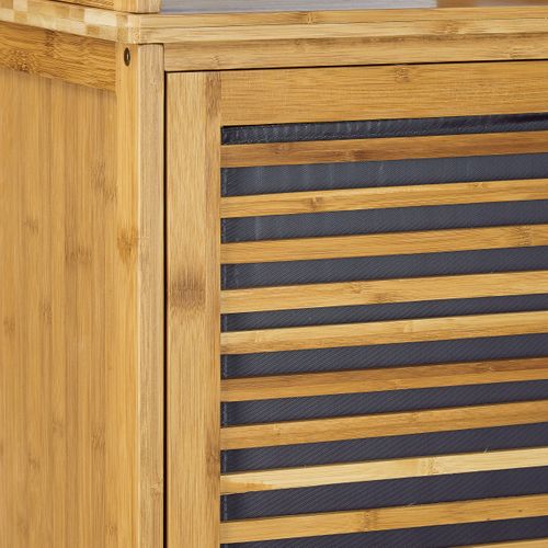 Armoire De Salle De Bain Bambou 5 Étages