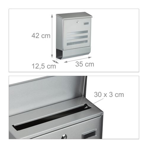 Boîte Aux Lettres Compartiment Journaux